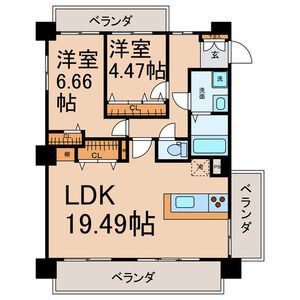 グラート岡崎の間取り