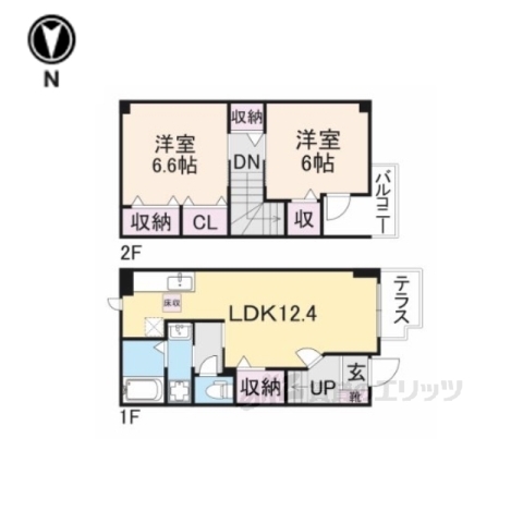 ドミール２の間取り