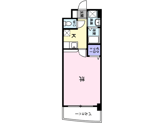 クラシオンルガールイシカワの間取り