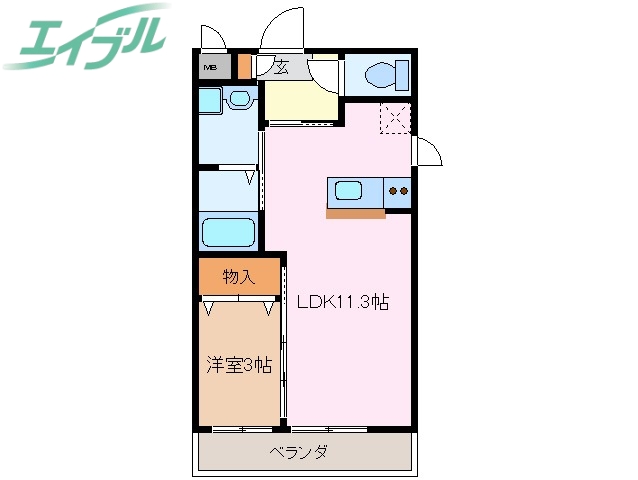 リンクフナエの間取り