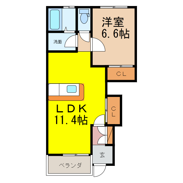 フェアリーハウス北村の間取り