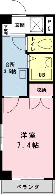 千葉県浦安市今川３（マンション）の賃貸物件の間取り