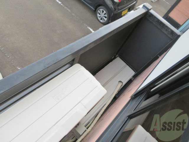 バルコニー　こちらがバルコニーです。タオルなど干せそうです。