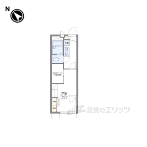 レオパレスTomoNa2の間取り写真