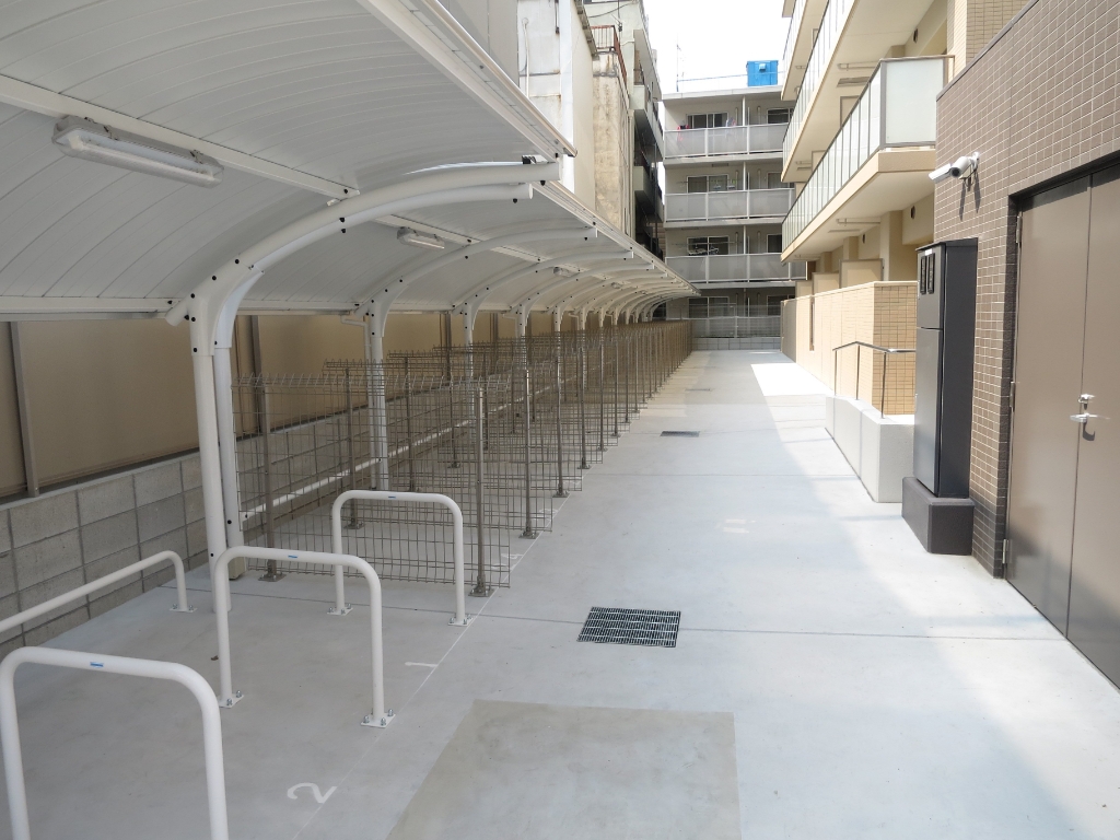 その他設備　全戸無料のサイクルポート付