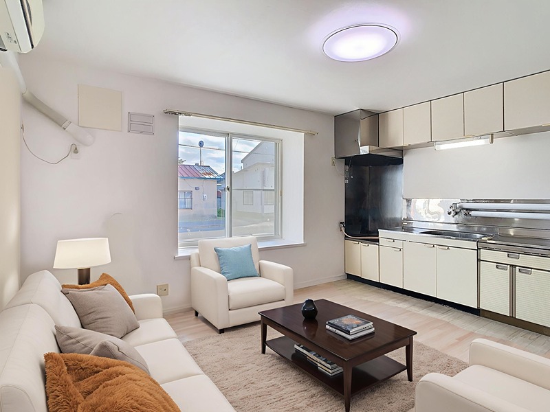 居室・リビング　本画像はCGで作成しており実際に現地に家具は置かれてません。