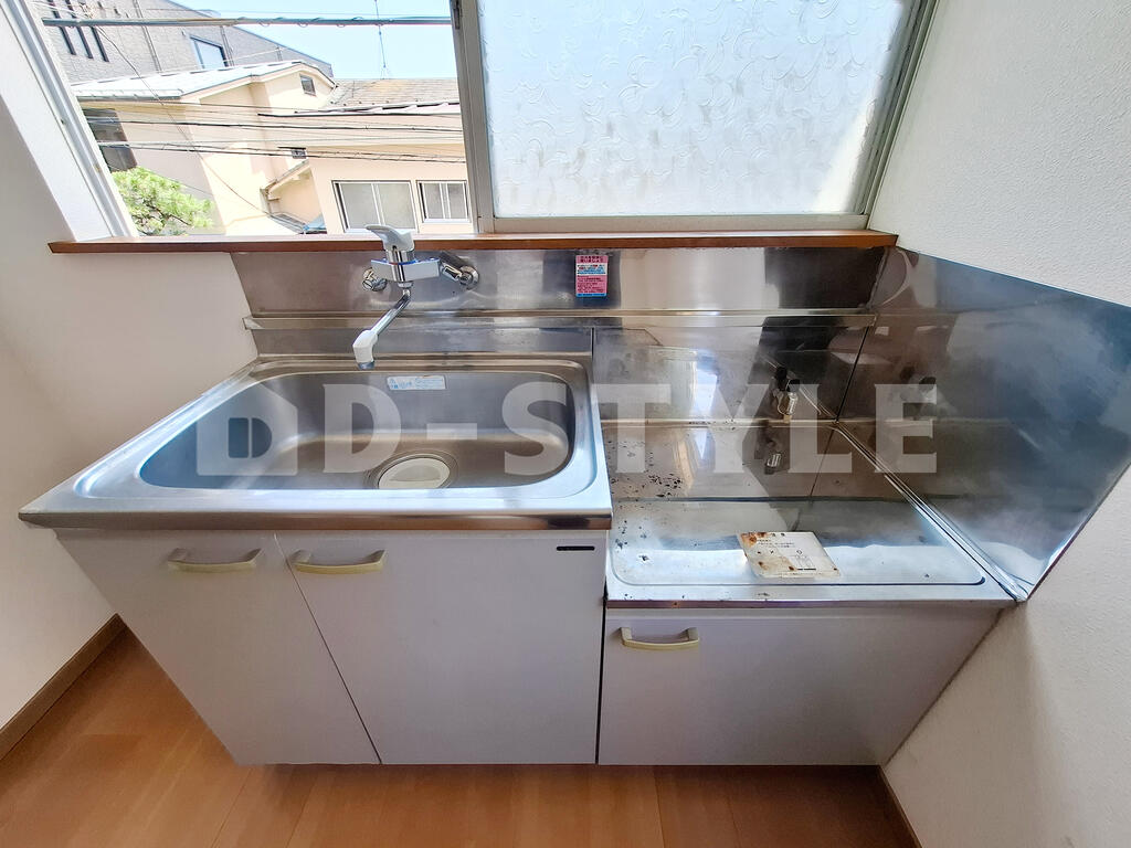 キッチン　ガスコンロ設置可