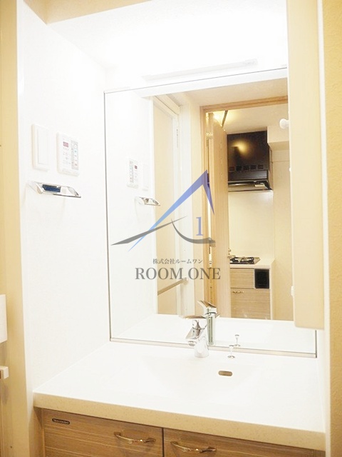 洗面設備　洗面台です。