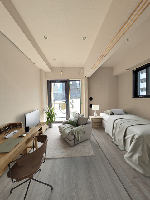 居室・リビング　※ＣＧにてモデルルーム作成　８階参考写真