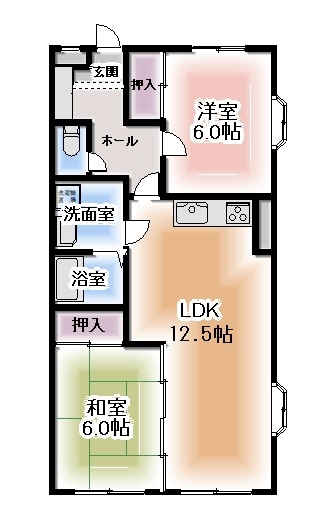 バルモアールの間取り