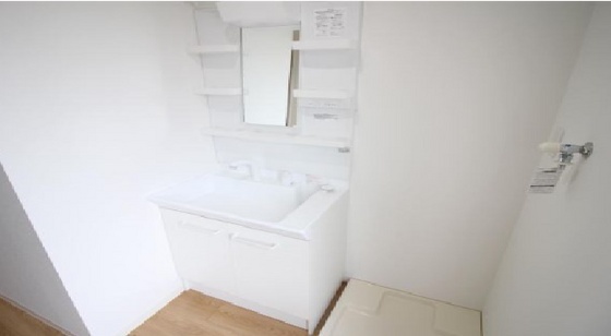 洗面設備　他号室のお写真です