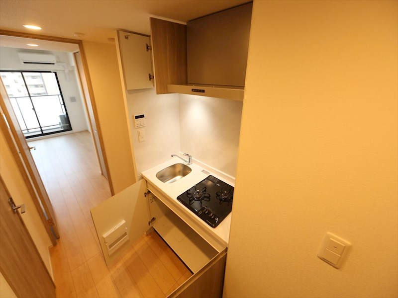 キッチン　システムキッチン（ガス2口コンロ付）