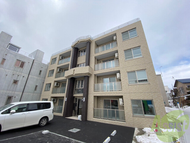 建物外観　札幌市西区八軒五条西「グランメール藤ハウス」