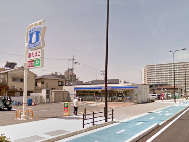 コンビニ　ローソン長吉六反二丁目店（コンビニ）まで390m