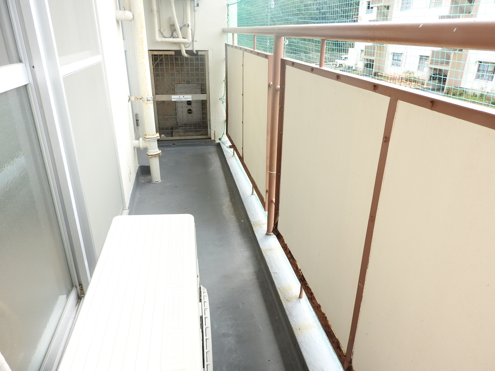 バルコニー　写真は別号室のものになります。