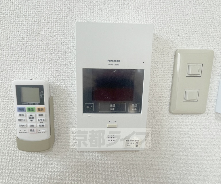 セキュリティ　インターホンです