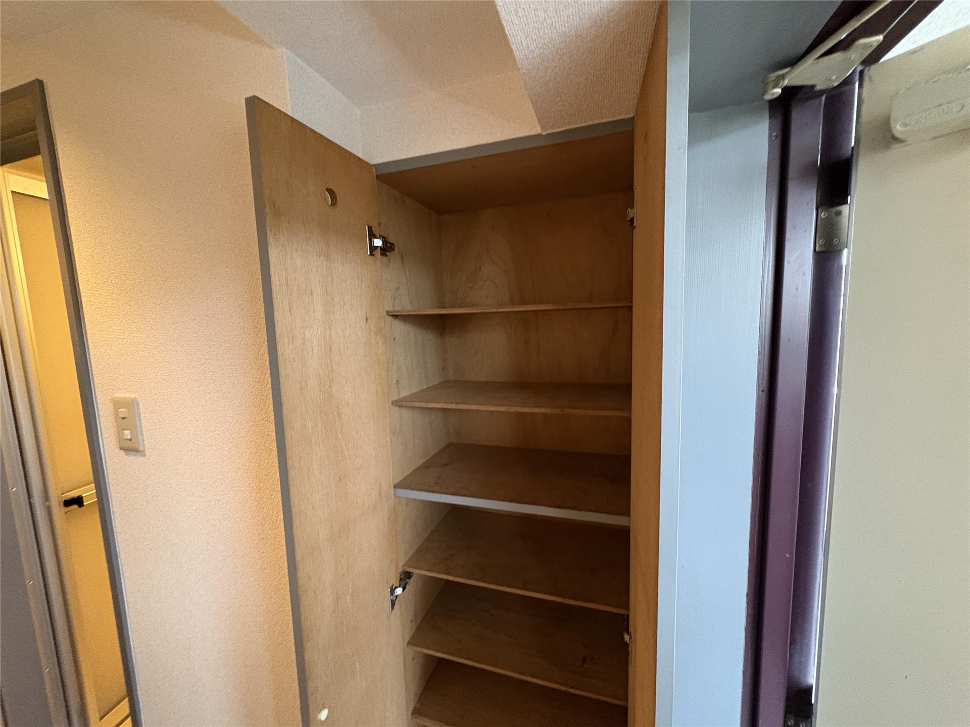 玄関　シューズボックス付きの玄関です