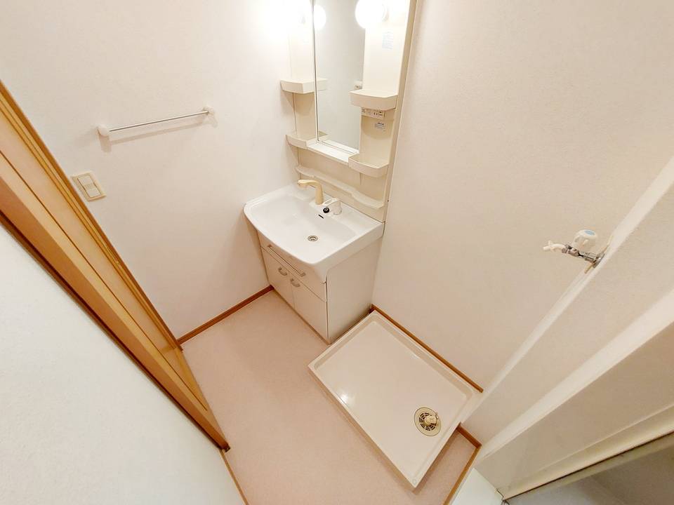 洗面設備　洗濯機置場