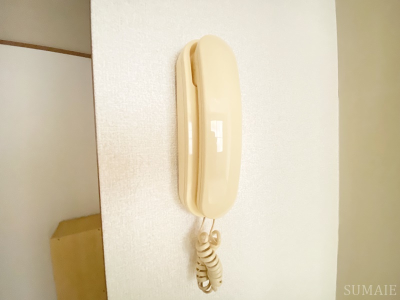 セキュリティ　インターホンです