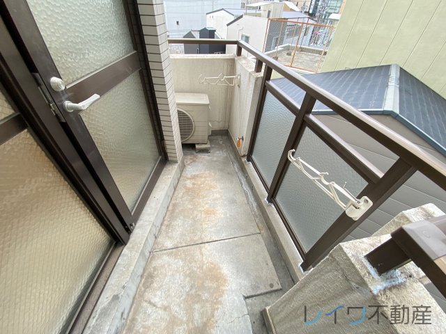 バルコニー　落ち着いた時間を過ごせるバルコニーです