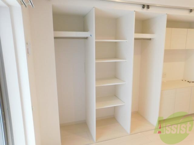 収納　たくさんの荷物が入りそうです。