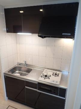 キッチン　2口ガスコンロ