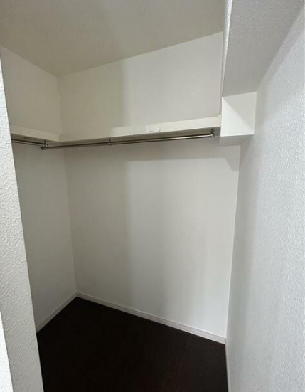 収納　ウォークインクローゼットです