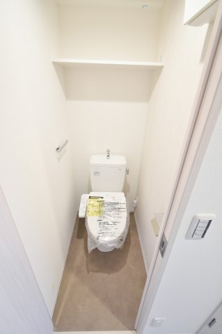 トイレ　清潔感があるトイレです。入るとホッとする、そんな空間。