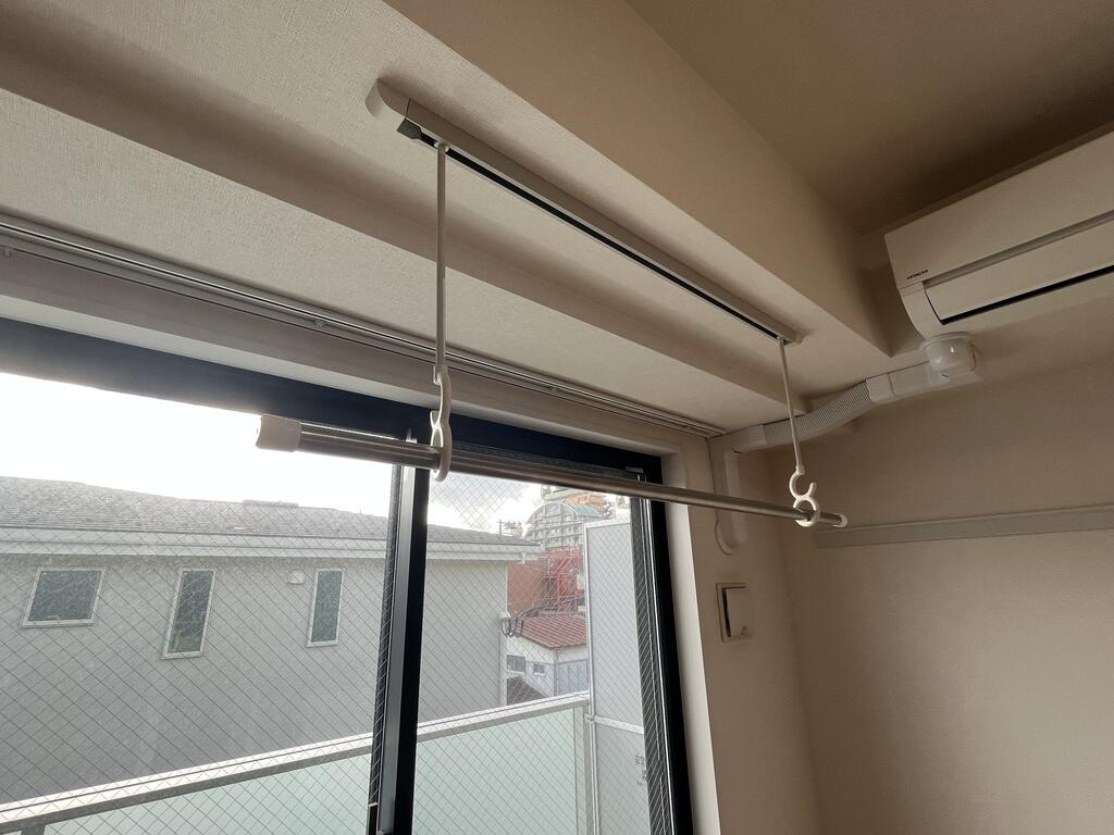 その他設備　室内物干し