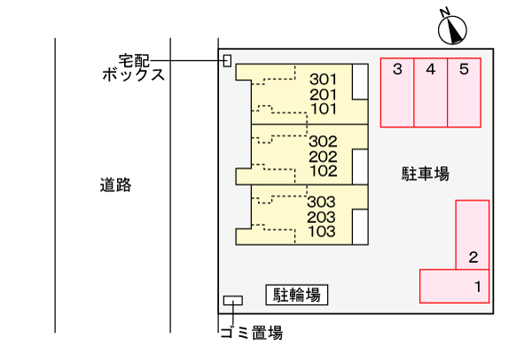 駐車場　☆敷地内に駐車場があります☆