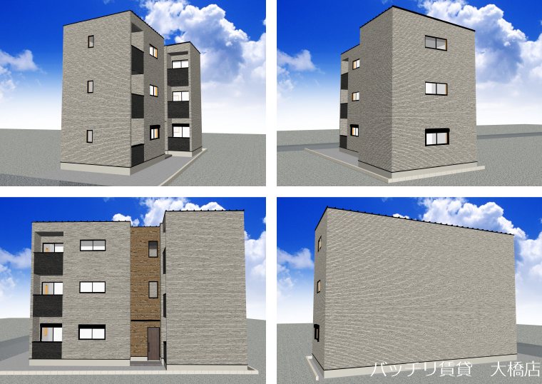 建物外観　新築物件の為、イメージ画像になります。