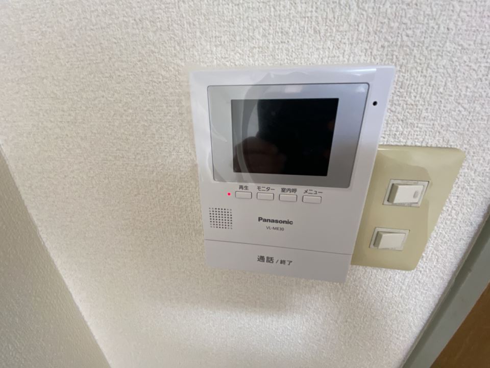 セキュリティ　ＴＶモニター付きインターホンあります