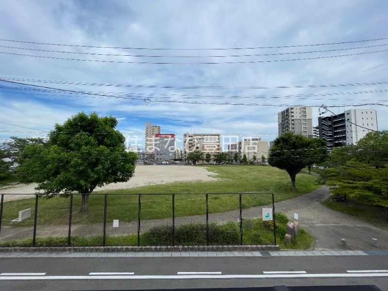 眺望　２階共用廊下からの景色