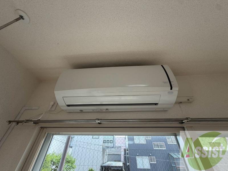 その他設備　エアコンがありますので夏でも快適に過ごせます！