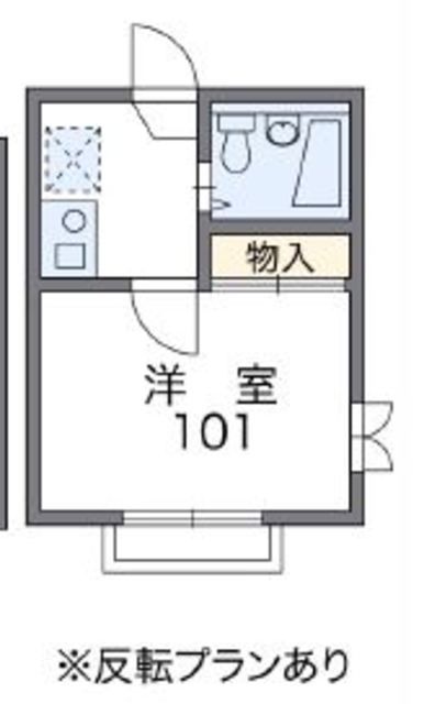 レオパレスデルニエの間取り写真