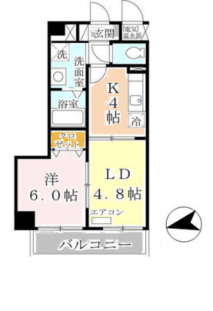 ソレアード昼ヶ丘の間取り写真