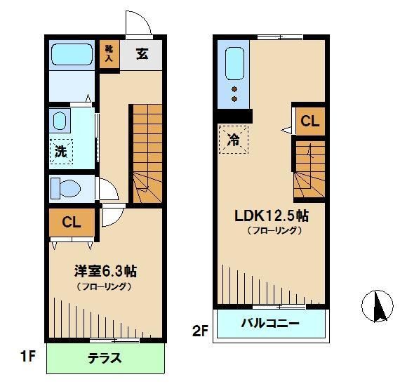 レアール等々力の間取り写真