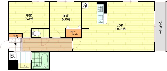 インペリアル大宮の間取り写真