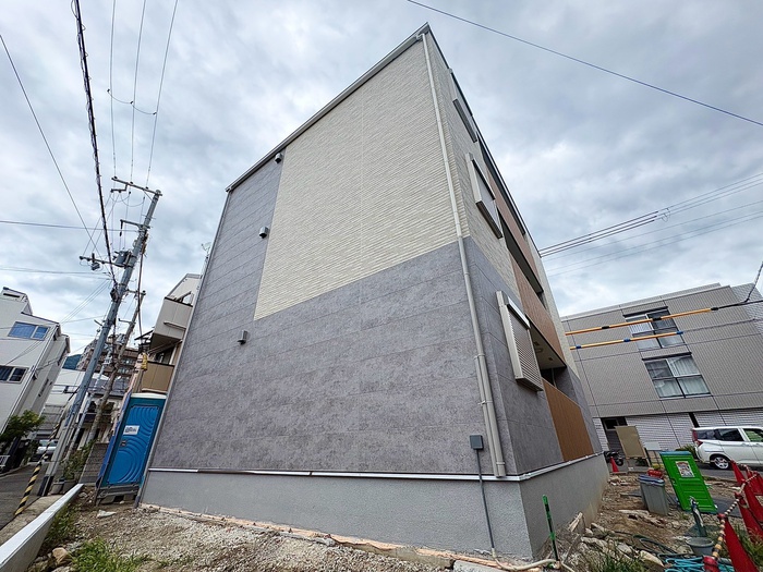 建物外観　建築中
