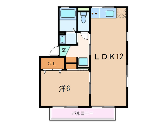 メイプルハイツII A棟の間取り写真