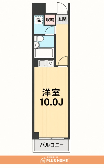 ＪＲ阪和線 和歌山駅 徒歩20分 10階建 築38年の間取り写真
