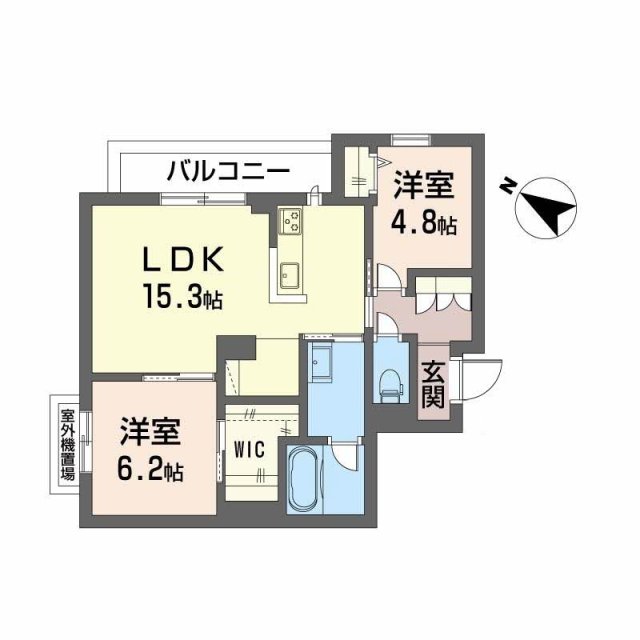 ミモザ コートの間取り写真