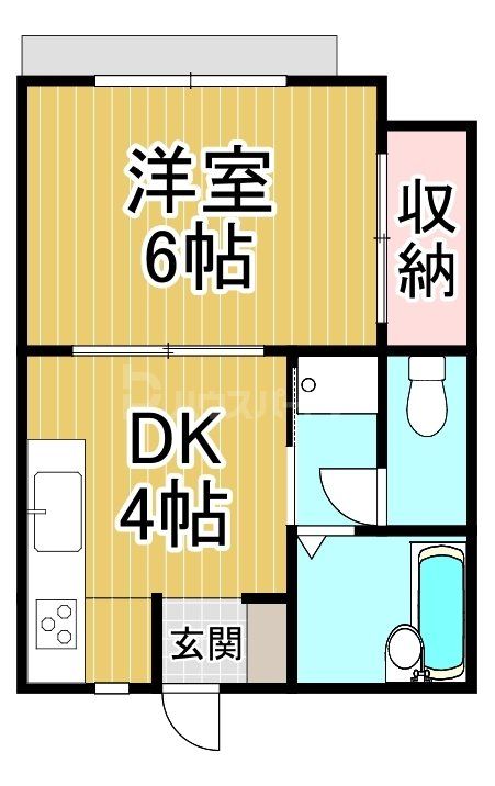 中台ハイツの間取り写真