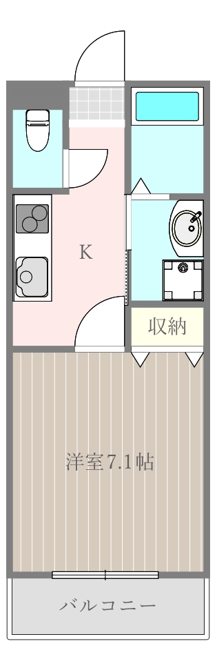 ファルステーロマンションの間取り写真