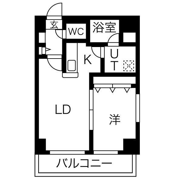 キャロット13の間取り写真