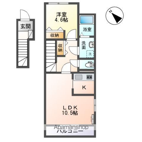 ＪＲ内房線 巌根駅 徒歩2分 2階建 築13年の間取り写真