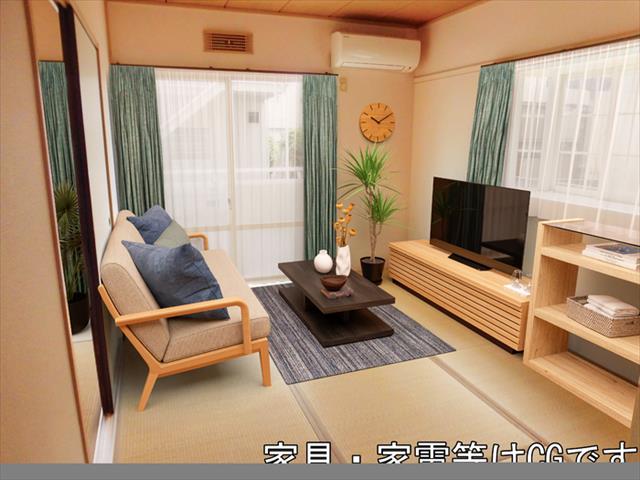 サンガーデン I棟の居間写真