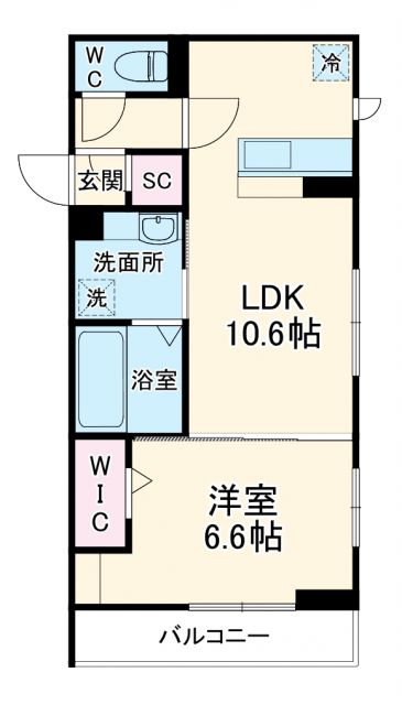 Luckycircle Hiyoshiの間取り写真