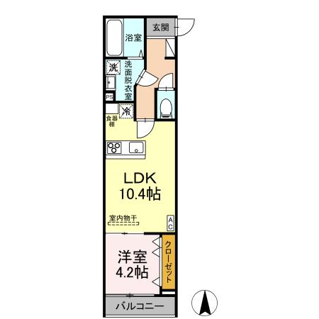 クレオ長町南の間取り写真