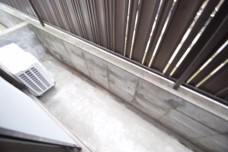 バルコニー　南東向きです